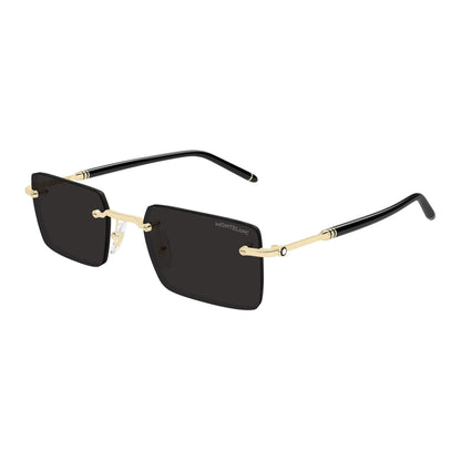 Montblanc MB0482S-001 – nero e gold – Occhiali da sole