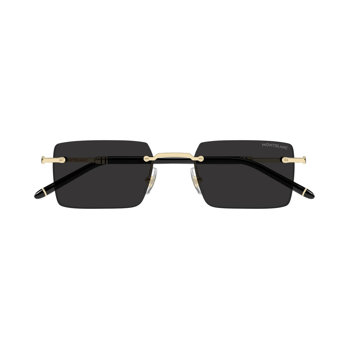 Montblanc MB0482S-001 – nero e gold – Occhiali da sole