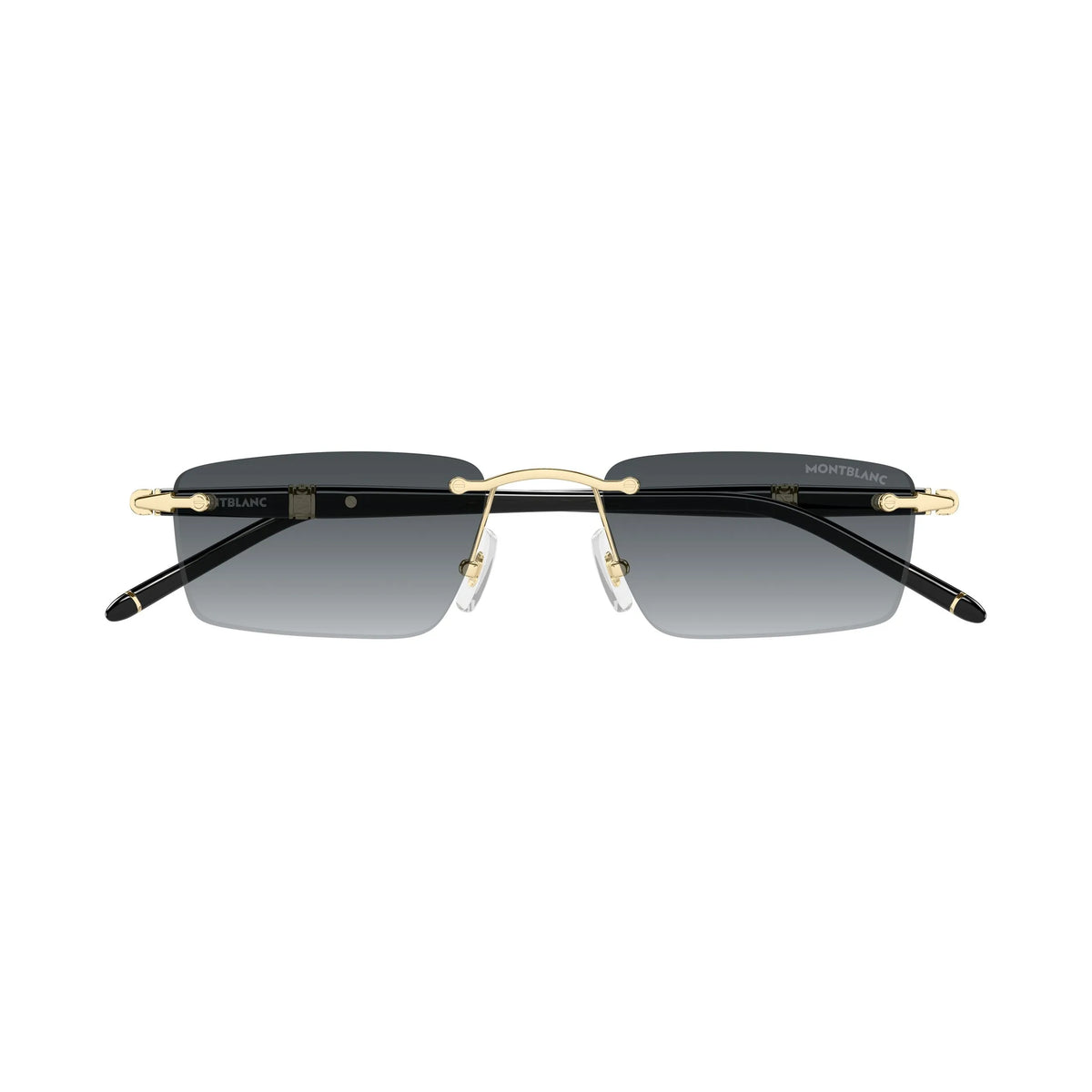 Montblanc MB0484S-001 – nero e gold – Occhiali da sole