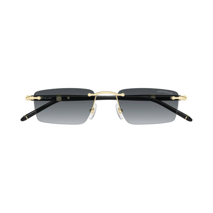 Montblanc MB0484S-001 – nero e gold – Occhiali da sole