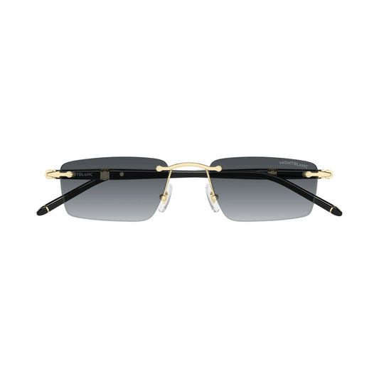 Montblanc MB0484S-001 – nero e gold – Occhiali da sole