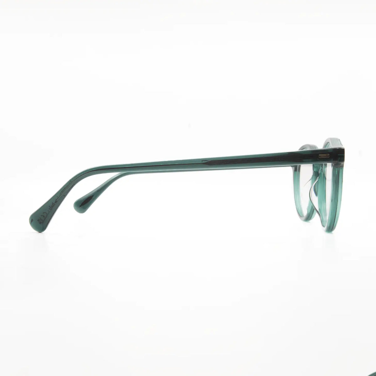 Oliver Peoples Gregory Peck OV5186 1763 – Occhiali da vista verde scuro traslucido