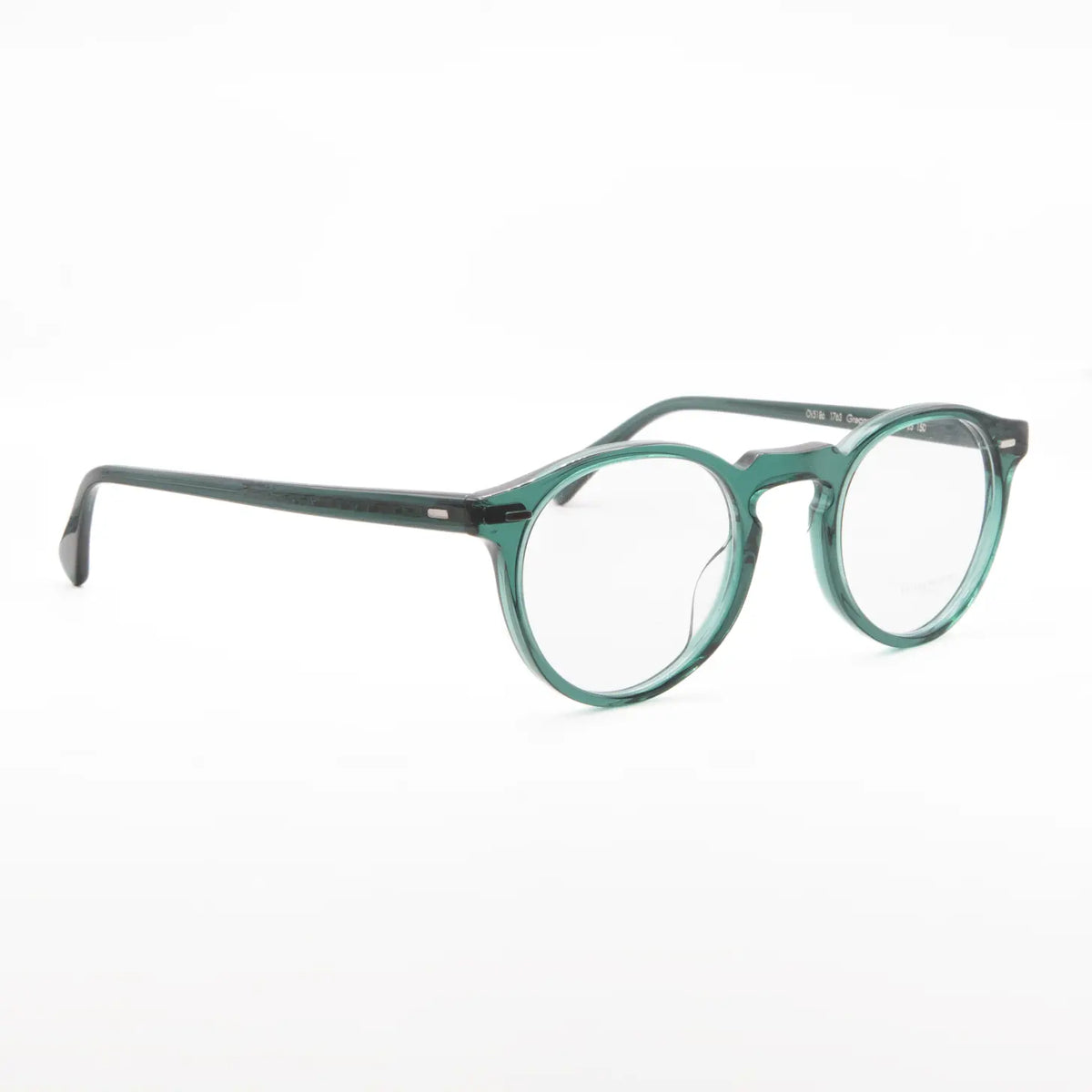 Oliver Peoples Gregory Peck OV5186 1763 – Occhiali da vista verde scuro traslucido