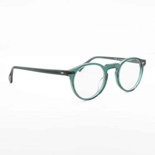 Oliver Peoples Gregory Peck OV5186 1763 – Occhiali da vista verde scuro traslucido