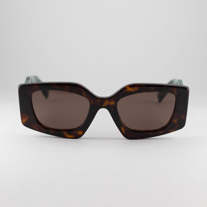 Prada SPR 15Y 2AU-06B – tartarugato, verde scuro – Occhiali da sole