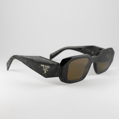 Prada SPR 17W 19D-01T – nero marmorizzato – Occhiali da sole