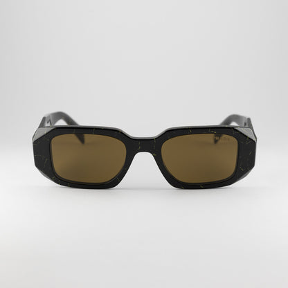 Prada SPR 17W 19D-01T – nero marmorizzato – Occhiali da sole